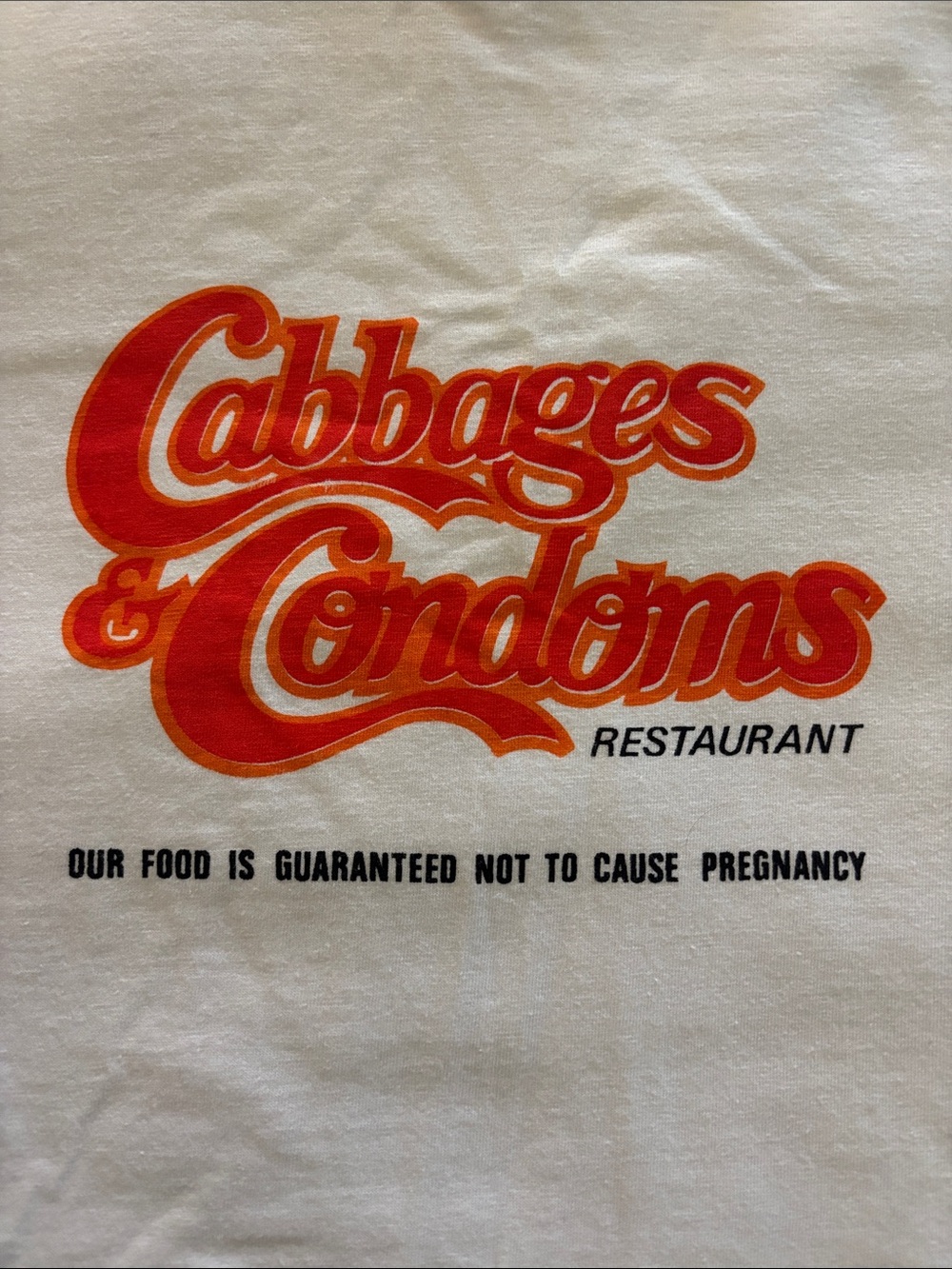 Spectacular CABBAGES & CONDOMS RESTAURANT Bangkok Thailand UNISEX Shirt